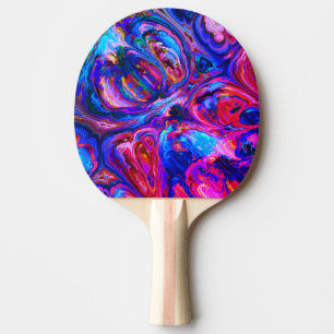 Moderne Lila Farbpalette Tischtennis Schläger