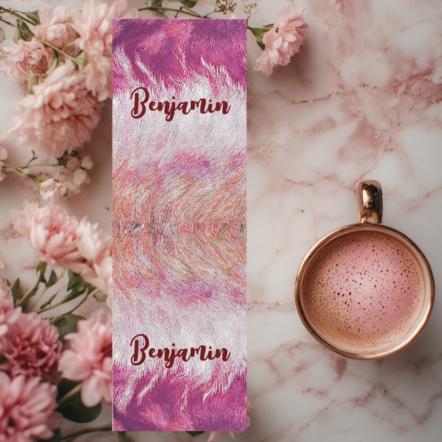 Moderne Lila Flammen Abstrakte Kunst beruhigen Yogamatte (Modern Purple Flames Abstract Art Soothing Calmful Yoga Mat)