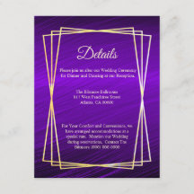 Moderne Lila Goldrahmen