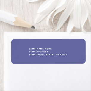 Moderne Lila-Scampi-Hochzeits-Etikett