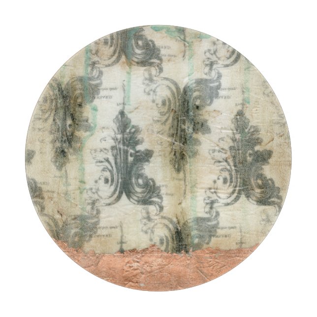 Moderne Lilie Schneidebrett (Vorderseite)