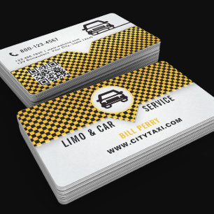 Moderne Limo- und Autovermietungs-Logo-Design Visitenkarte