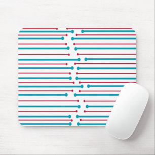 Moderne Linien des Mittelalters Mousepad