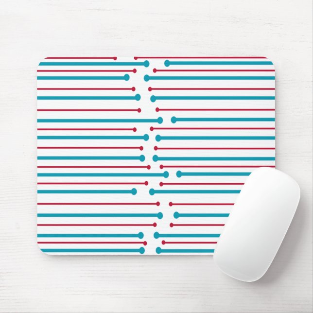 Moderne Linien des Mittelalters Mousepad (Mit Mouse)