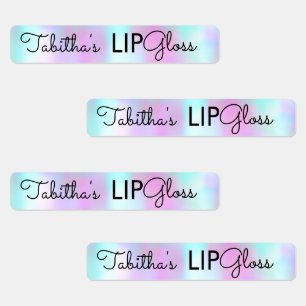 Moderne Lip Gloss Candy Branding Packing Etiketten