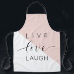 Moderne Live-Liebe lacht positives Motivation Zita Schürze<br><div class="desc">Moderne Live-Liebe lacht positives Motivation Zitat</div>