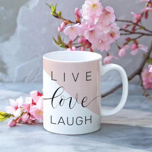 Moderne Live-Liebe lacht positives Motivation Zita Tasse