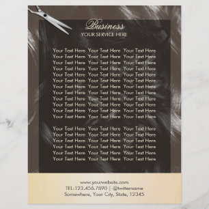 Moderne Locken Frisur Elegante Friseursalons Brosc Flyer