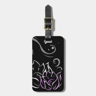 Moderne Lotus-Dekoration Gepäckanhänger