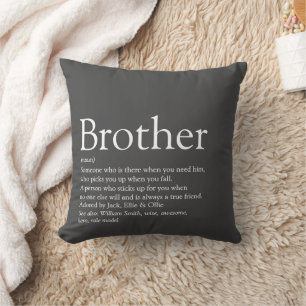 Moderne lustige coole beste Bruder aller Zeiten De Kissen