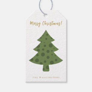 Moderne lustige Kalligrafie-Christbaum Geschenkanhänger