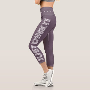 Moderne lustige Pickleball-Einfach Dink es Moos Pu Capri Leggings