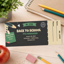 Moderne lustige spielerische Schul-PTA-Fundraising