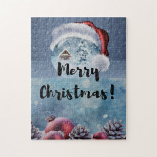 Moderne lustige süße Weihnachtsrentier