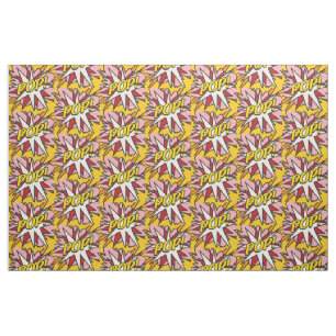 Moderne lustige typografische Comic-POP-Pattern Stoff