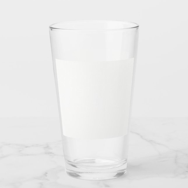 Moderne Luxus-Hochzeitspersonalisierung Glas (Vorderseite)