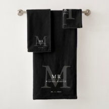 Moderne Luxus-Monogramm-Farbabstimmung