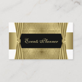 Moderne Luxus Schwarz-weiß und Gold geometrisch Visitenkarte