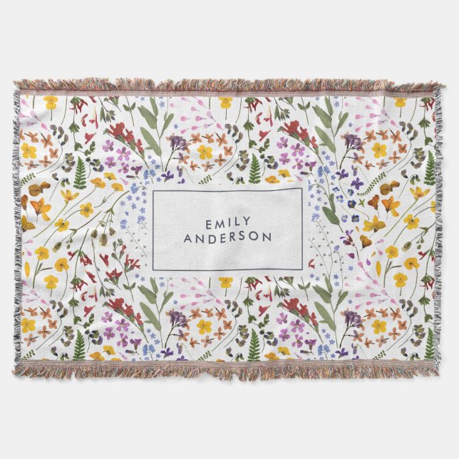 Moderne mädchenhafte bunte Erstmarineblau thr Decke (Vorderseite)