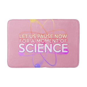 Moderne Mädchenhafte Rosa Wissenschaft Kühle Lusti Badematte