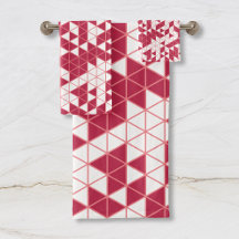 Moderne Magenta rosa Geometrie