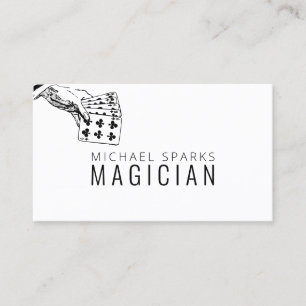 Moderne Magician Card Poker Unterhaltung Visitenkarte