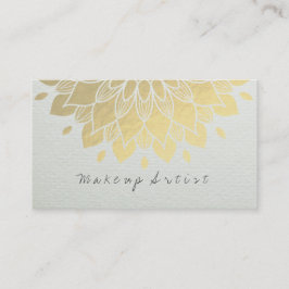 Moderne Makeup Artist Elegante Imitate Terminkarte