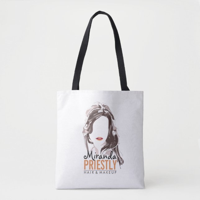 Moderne Makeup Artist und Friseur Schönheitssalon Tasche (Vorderseite)