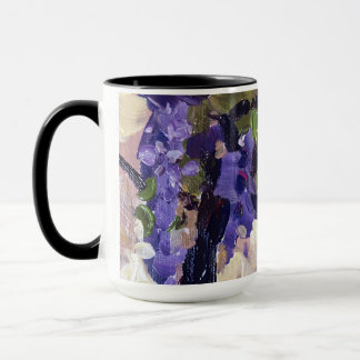 Moderne Malerei blühende Wisteria Tasse