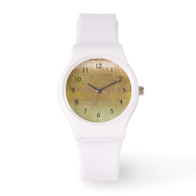 Moderne Malerei in Earth Tones von Norman Wyatt Armbanduhr (Vorderseite)