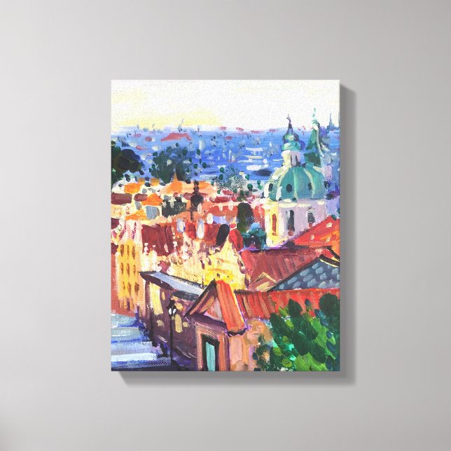 Moderne Malerei , Praga Leinwanddruck (Vorderseite)
