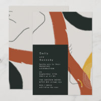 Moderne Malereien Abstrakt kreative Hochzeit