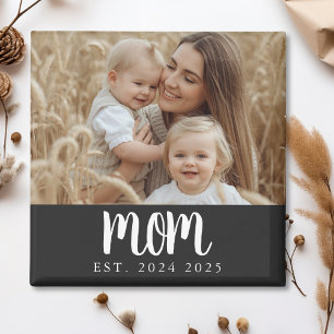 Moderne Mama etablierte Foto Gift Magnet