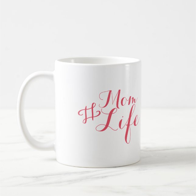 Moderne Mama-Leben-Tasse Kaffeetasse (Links)