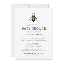Moderne Mama-zu-Bee-Babydusche