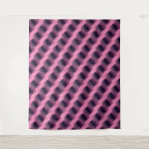 MODERNE Mandala PETITES LIGNES - Tapisserie NOIR-R