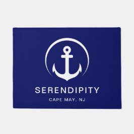 Moderne Marine Nautical Anchavy Fußmatte
