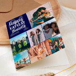 Moderne marineblaue Fotos Kollage Grid 21 Geburtst Karte<br><div class="desc">Coole moderne marineblaue Fotos Collage Grid 21 Geburtstag ,  fügen 8 Ihrer Freunde Lieblings-Foto mit einem modernen und coolen eleganten Drehbuch Schriftart Typografie. Fügen Sie Ihre Nachricht hinzu.</div>