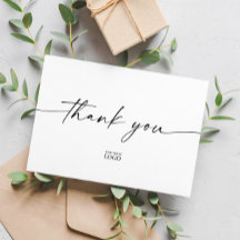 Moderne Markenbedankung