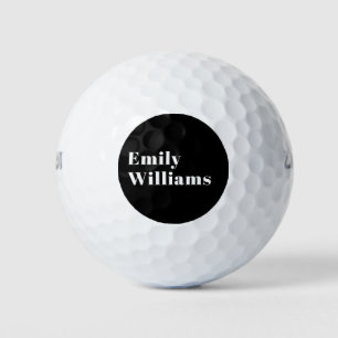Moderne Markenprodukte Schwarz & Weiß Golfball