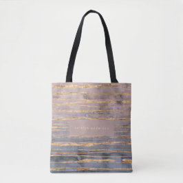 Moderne Marmorgoldfolie Edelstein Innenarchitektin Tasche