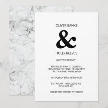 Moderne Marmorhochzeit