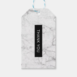 Moderne Marmormarke Geschenkanhänger