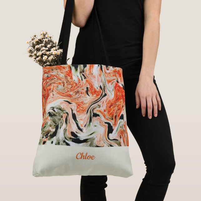 Moderne Marmortasche Tasche (Von Nahem)