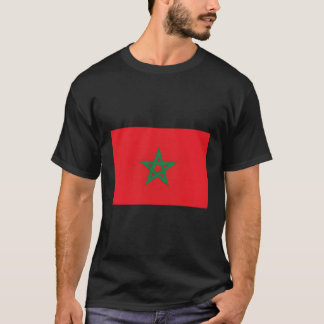 Moderne marokkanische Flagge T-Shirt