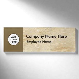 Moderne Massenlogo-Name Identifikations-Abzeichen Namenschild