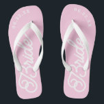 Moderne, maßgeschneiderte Hochzeitfarbenflippen Flip Flops<br><div class="desc">Diese Flip-Flops sind perfekt für die demnächst erscheinende Frau! Passen Sie Ihre Hochzeitszeit und Ihre Hochzeitsfarben an.</div>