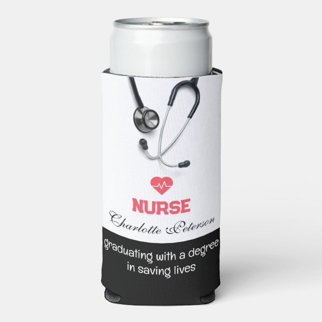 Moderne, maßgeschneiderte Krankenpflegerpartei Selters Dosenkühler (Seltzer Vorderseite)