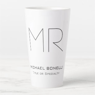 Moderne, maßgeschneiderte, minimalistische Technik Milchtasse