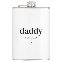 Moderne, maßgeschneiderte Typografie Daddy Vaterta